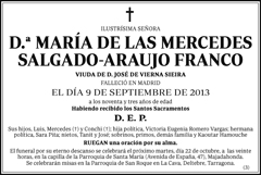 María de las Mercedes Salgado-Araujo Franco